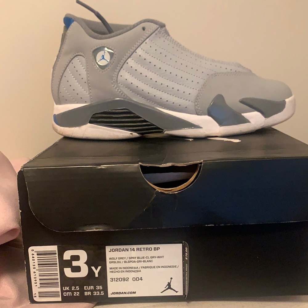 Retro Wolf grey 14’s